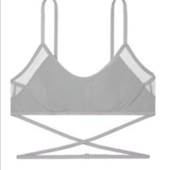 NWT VS MESH BRALETTE WITH BALLERINA FRONT STRAPS - Picture 4 of 5